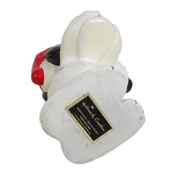 HALLMARK Snoopy vintage lightweight ceramic candle holder approx 8" tall, Japan - Picture 6 of 6